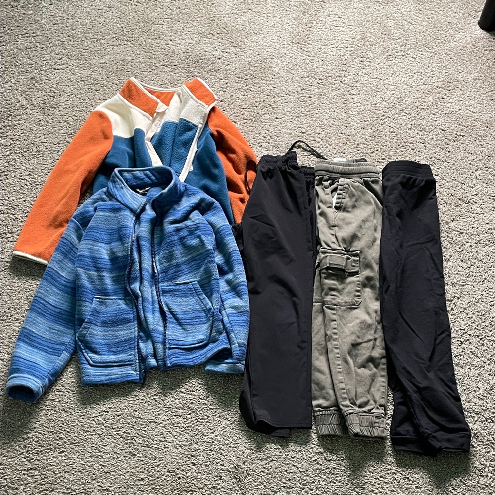 Boys bundle Colorful Jackets and Pants sizes 5-6